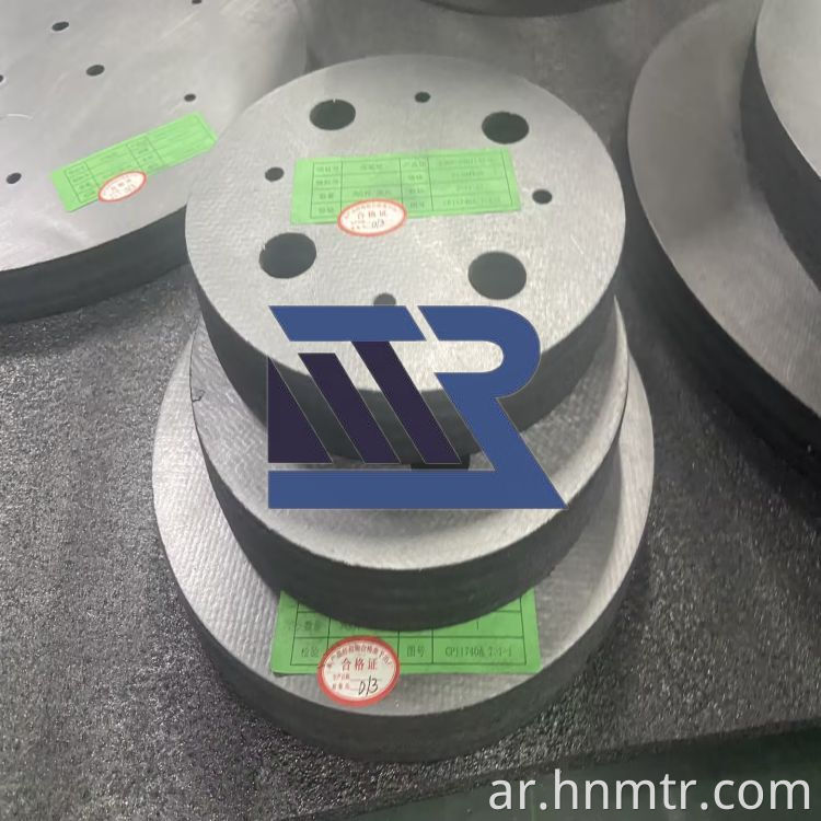 Carbon Fiber Graphite Hard Felt Perforated Disc